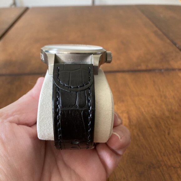 Invicta I-Force Silver Dial Stainless Steel Black Leather Men's Watch 13009 - Picture 2 of 8